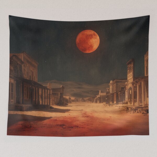 Item preview, Ghost Town Under Blood Moon designed and sold by Rtymer.