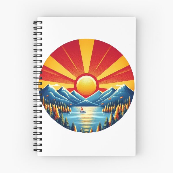 Item preview, Macedonia — Land of the Sun | Ohrid Lake Vintage Circle Art designed and sold by FlatlineArtCo.
