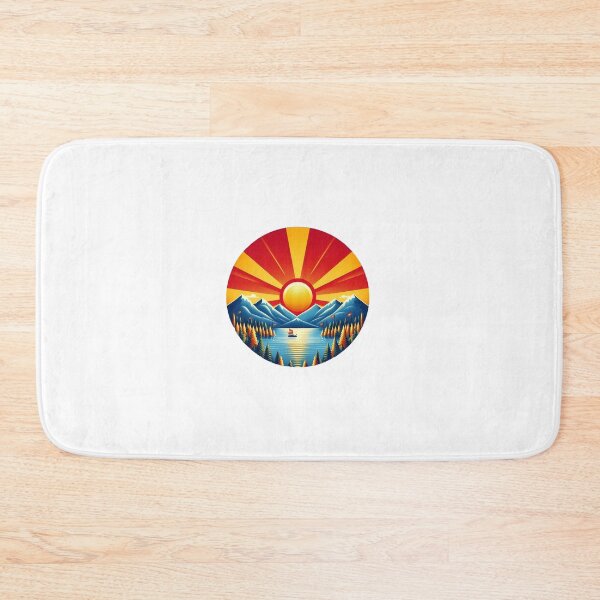 Item preview, Macedonia — Land of the Sun | Ohrid Lake Vintage Circle Art designed and sold by FlatlineArtCo.