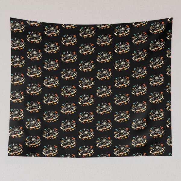 Item preview, Retro Space Cat Voyage - Sputnik Atomic Age T-Shirt Art designed and sold by Art-Selling.