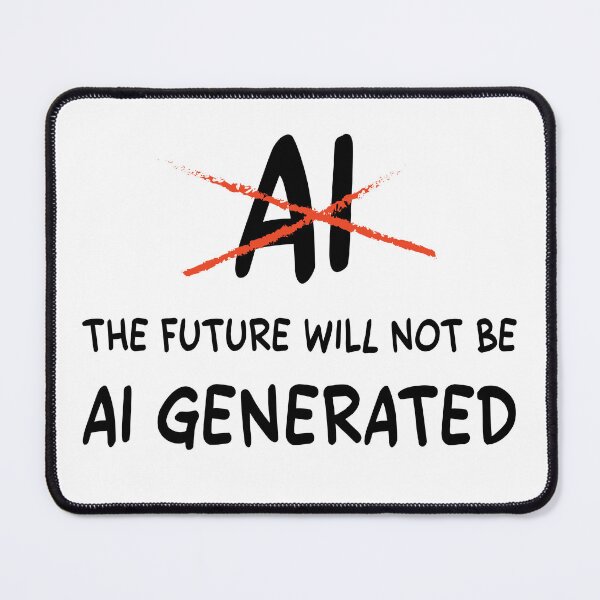 Item preview, The Future Will Not Be AI Generated designed and sold by Shiraufa.