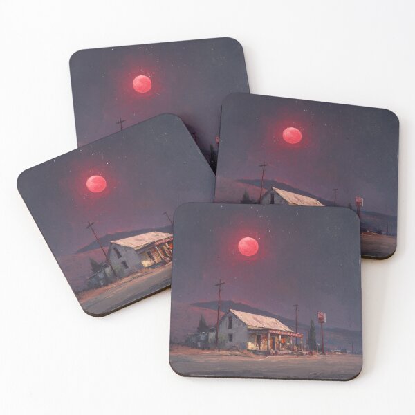 Item preview, Ghost Town Under Blood Moon designed and sold by Rtymer.