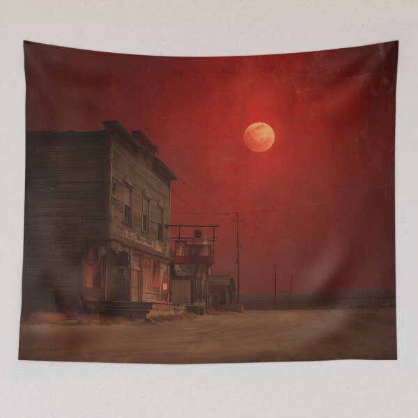 Item preview, Ghost Town Under Blood Moon designed and sold by Rtymer.