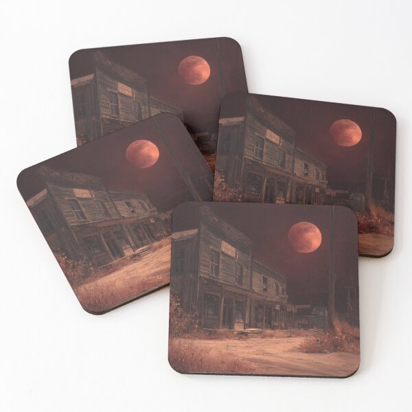 Item preview, Ghost Town Under Blood Moon designed and sold by Rtymer.
