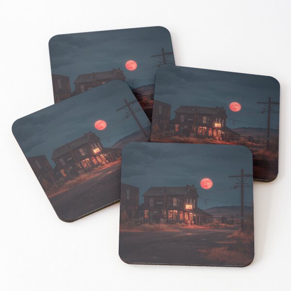 Item preview, Ghost Town Under Blood Moon designed and sold by Rtymer.