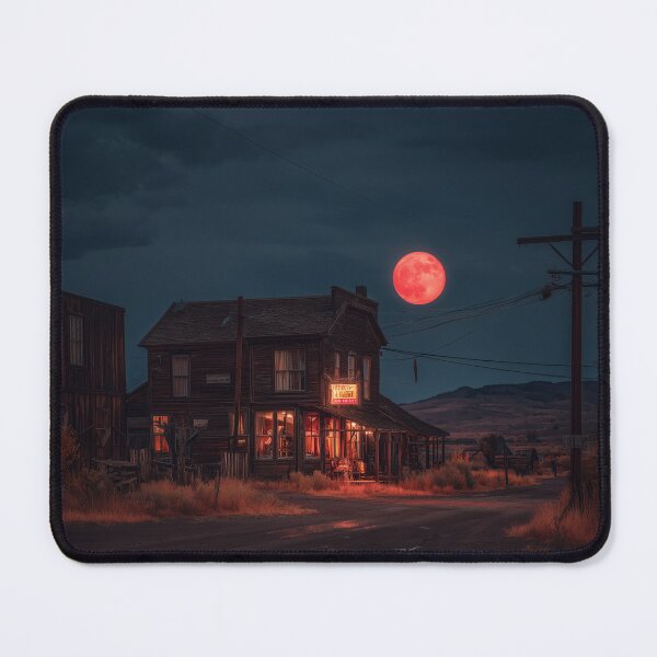 Item preview, Ghost Town Under Blood Moon designed and sold by Rtymer.