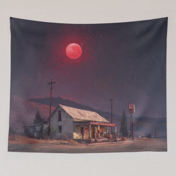 Item preview, Ghost Town Under Blood Moon designed and sold by Rtymer.