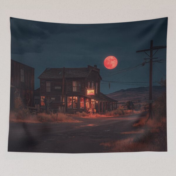Item preview, Ghost Town Under Blood Moon designed and sold by Rtymer.