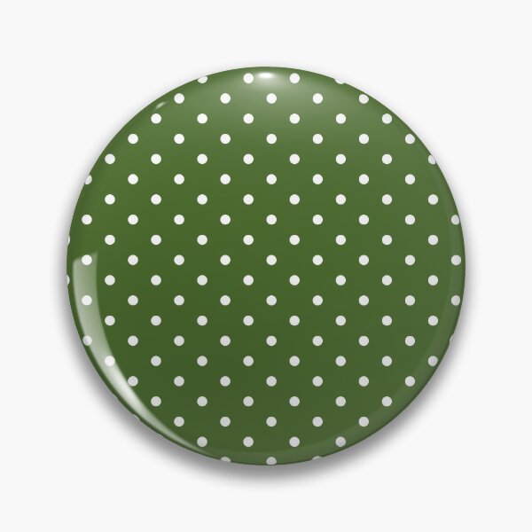 Item preview, Olive Green and white Polka dot pattern designed and sold by RishabhArts1.