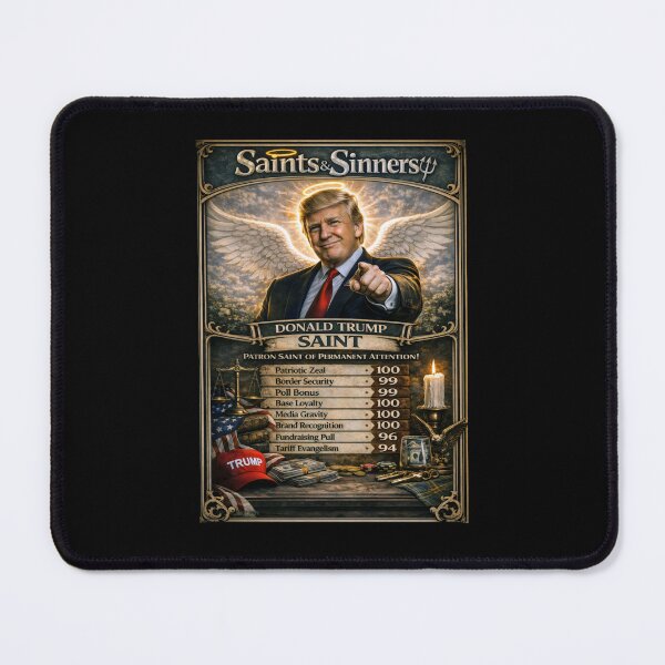 Item preview, Funny Donald Trump Saint Parody Trading Card designed and sold by Shoot-The-Moon.