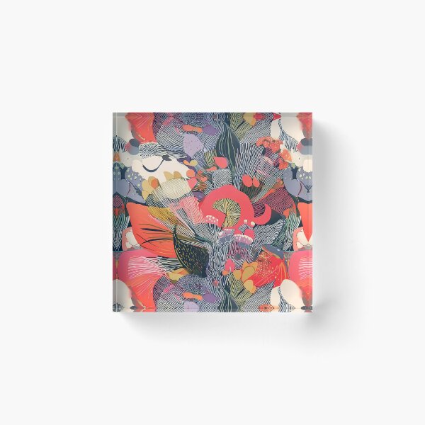 Item preview, Tuvalu - Abstract print designed and sold by SoftPowerPrint.