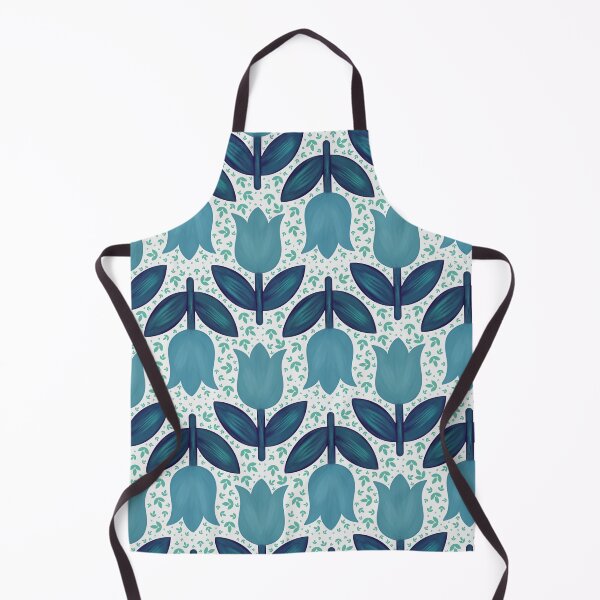 Item preview, Seamless Blue Tulip Pattern designed and sold by Pevkay97.