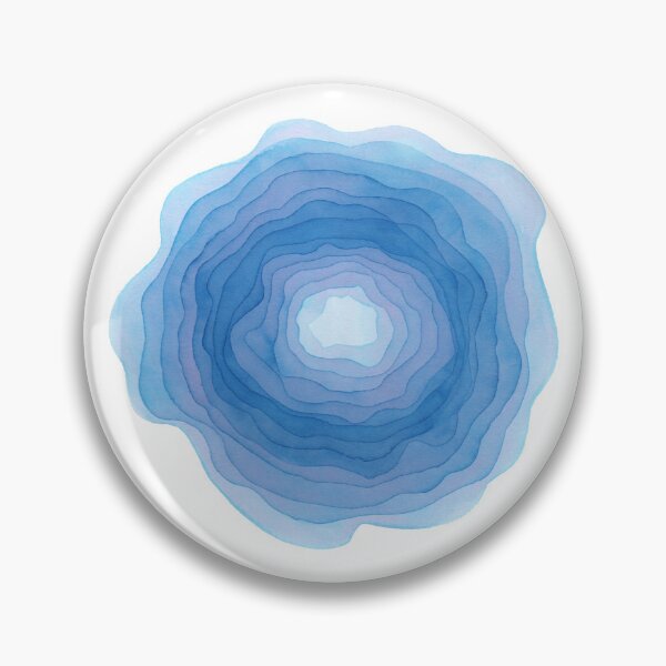 Item preview, Blueish watercolour flower portal designed and sold by helengarvey.