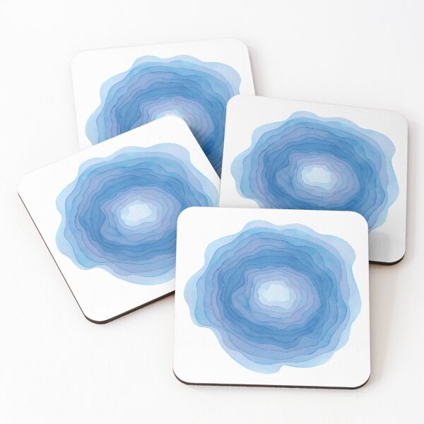 Item preview, Blueish watercolour flower portal designed and sold by helengarvey.
