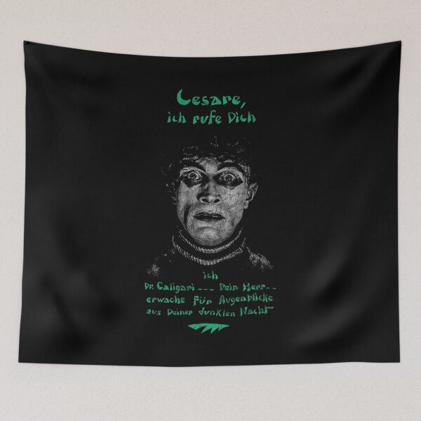 Item preview, Cesare The Cabinet Of Dr. Caligari the Somnambulist Distressed designed and sold by Power Up Prints.