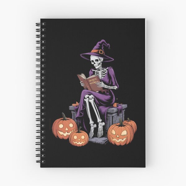 Item preview, Halloween A skeleton witch pumpink designed and sold by papertaless.