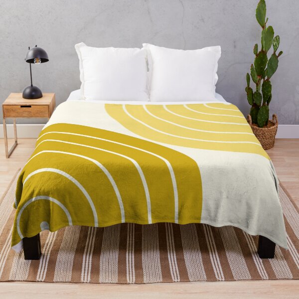 Item preview, Mid Century Modern Geometric Arches - Spiced Mustard designed and sold by nineFlorals.