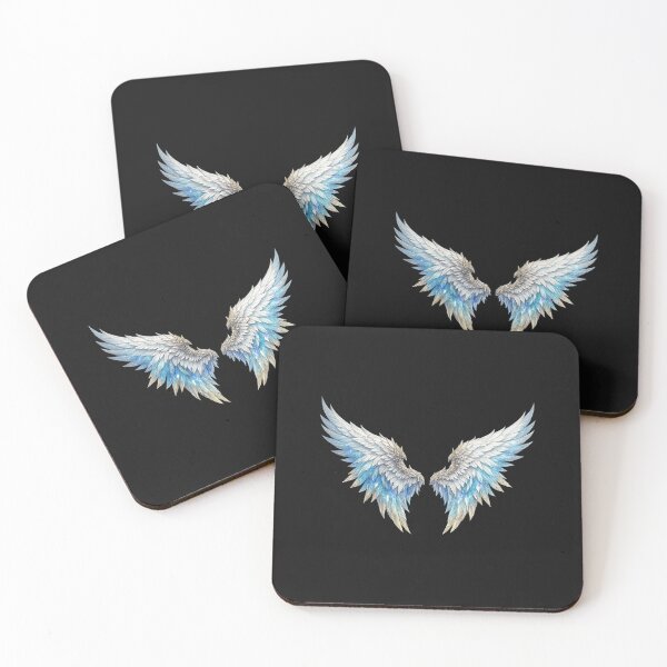 Item preview, Celestial Blue Angel Wings Spread designed and sold by RobertLeibowitz.