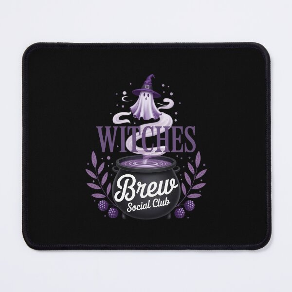Item preview, Halloween Spooky Season Fall Trendy Halloween A purple bubbling Witches Brew Social Club designed and sold by papertaless.