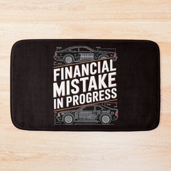 Item preview, Financial Mistake In Progress – Funny Car Humor For Car Tuning Fans designed and sold by Redgiant87x.