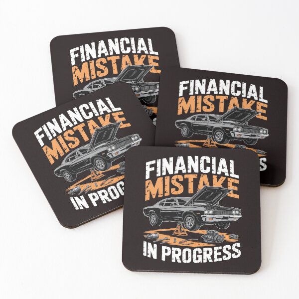 Item preview, Financial Mistake In Progress – Car Lover Car Humor Mechanic Design designed and sold by Redgiant87x.