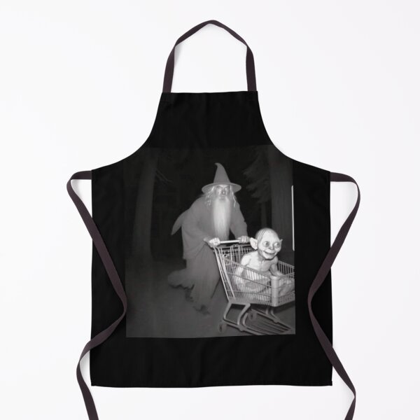 Item preview, Funny Shopping Cart Meme Gandalf Pushing Gollum designed and sold by RamblingerArt.