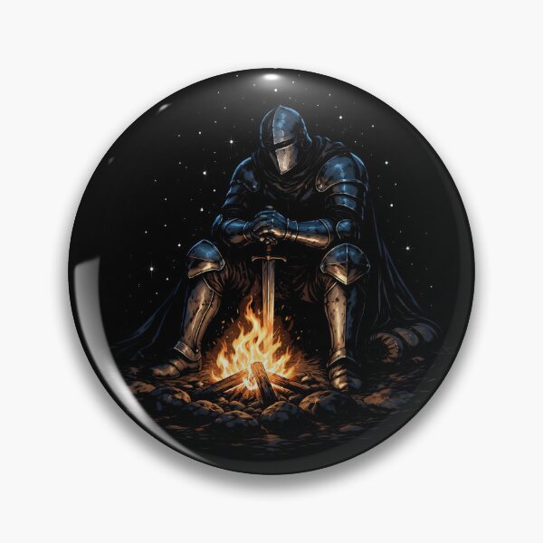 Item preview, Resting Knight Bonfire Campfire Fantasy RPG designed and sold by Hepic.