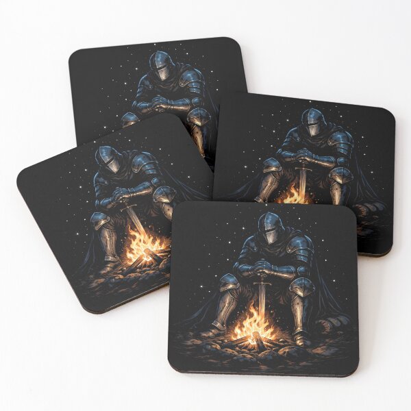 Item preview, Resting Knight Bonfire Campfire Fantasy RPG designed and sold by Hepic.