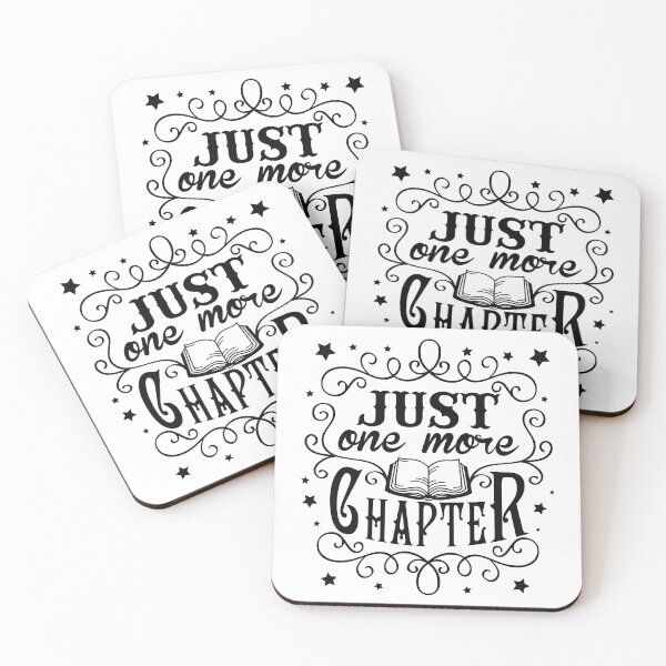 Item preview, Just one more Chapter wording design - black designed and sold by OHBOY! Handmade.