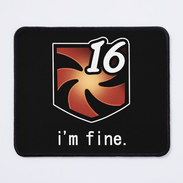 Item preview, I'M Fine Vuln Stacks Ffxiv designed and sold by Ecalang.