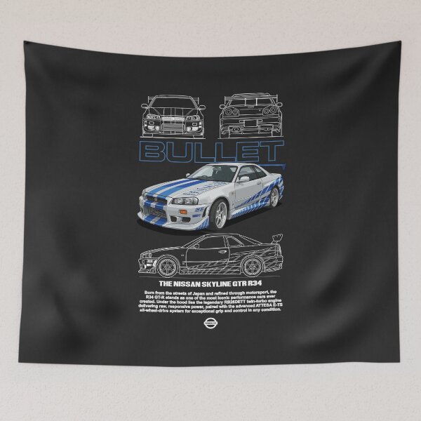 Item preview, Brain O'Connor Skyline GT-R34 FF2 designed and sold by BronArtworks.
