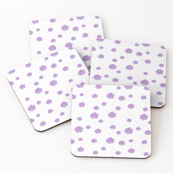 Item preview, Cute Sweet Purple Aesthetic Flowers art pattern designed and sold by Smuchie.
