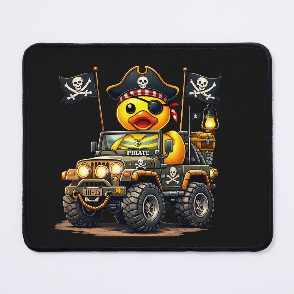 Item preview, Halloween Pirate Duckie Driving a Spooky Rubber duck designed and sold by MaulCabral Designs.