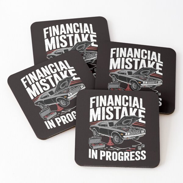 Item preview, Financial Mistake In Progress – Mechanic Car Humor Tuning Design designed and sold by Redgiant87x.