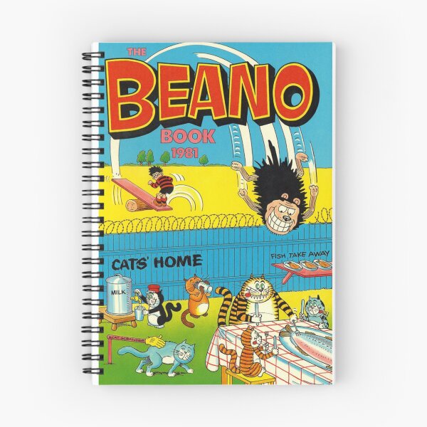 Item preview, Vintage/Retro 1914 Beano book Front cover. Classic Dennis the menace and Gnasher, vintage style. designed and sold by TirnanOg020.
