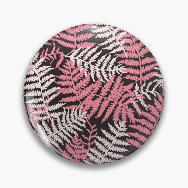 Item preview, Dark Light Cotton Candy Pink Fern Pattern designed and sold by burbankdesigns.