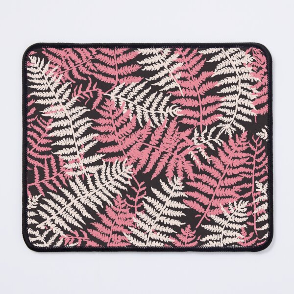 Item preview, Dark Light Cotton Candy Pink Fern Pattern designed and sold by burbankdesigns.