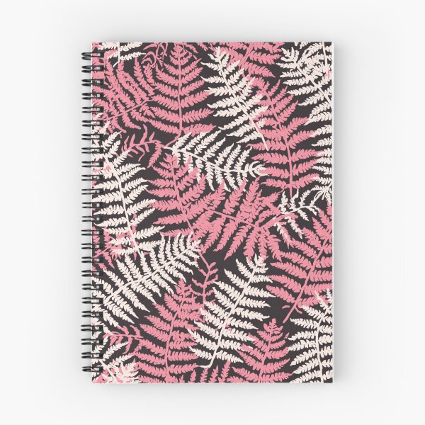 Item preview, Dark Light Cotton Candy Pink Fern Pattern designed and sold by burbankdesigns.