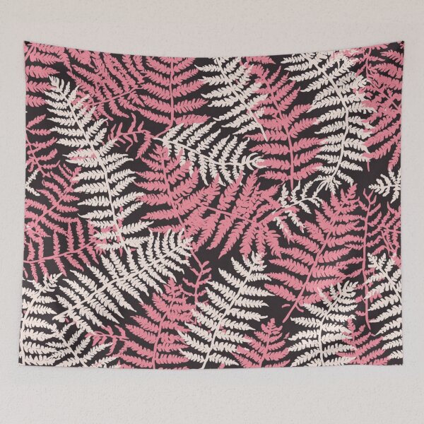 Item preview, Dark Light Cotton Candy Pink Fern Pattern designed and sold by burbankdesigns.