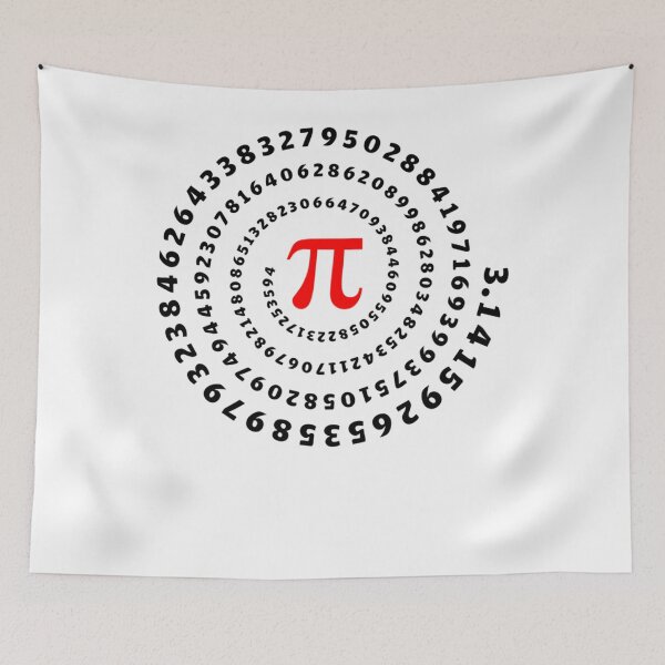 Item preview,  Pi  Spiral Science Mathematics Math Irrational Number Sequence designed and sold by Ecalang.