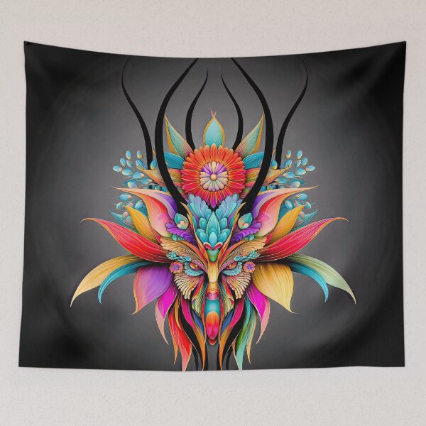 Item preview, Vibrant Floral Mask designed and sold by JPugliese.