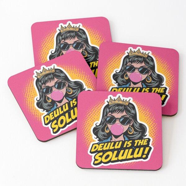 Item preview, Delulu Is The Solulu Sticker | Funny Meme Aesthetic | In My Delulu Era 2026 | Kpop Delusional Girl Vibes designed and sold by CosmicNook1.