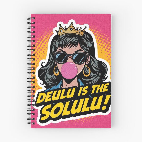 Item preview, Delulu Is The Solulu Sticker | Funny Meme Aesthetic | In My Delulu Era 2026 | Kpop Delusional Girl Vibes designed and sold by CosmicNook1.