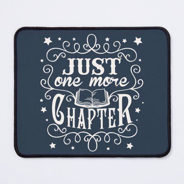 Item preview, Just one more Chapter wording design - cream designed and sold by OHBOY! Handmade.