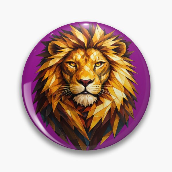 Item preview, Geometric Lion in Gold designed and sold by RWCarpenter.