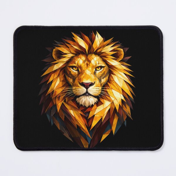 Item preview, Geometric Lion in Gold designed and sold by RWCarpenter.
