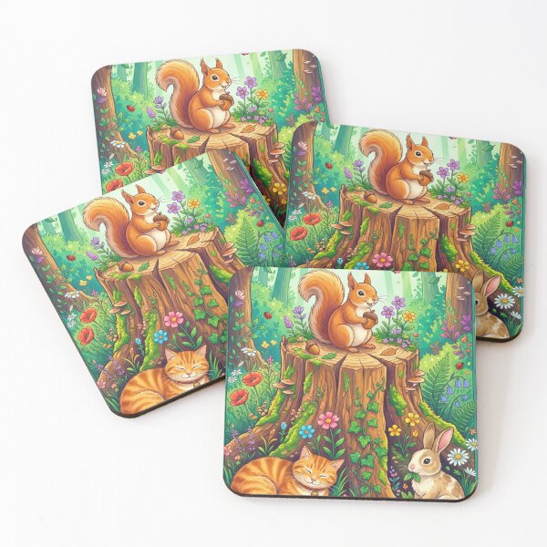 Item preview, Friends in the Forest designed and sold by PP&RAINBOW SHOP.