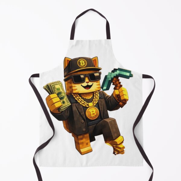 Item preview, Crypto Miner Cat – Pixel Mining Bitcoin Gaming T-Shirt designed and sold by Busdriverstore.