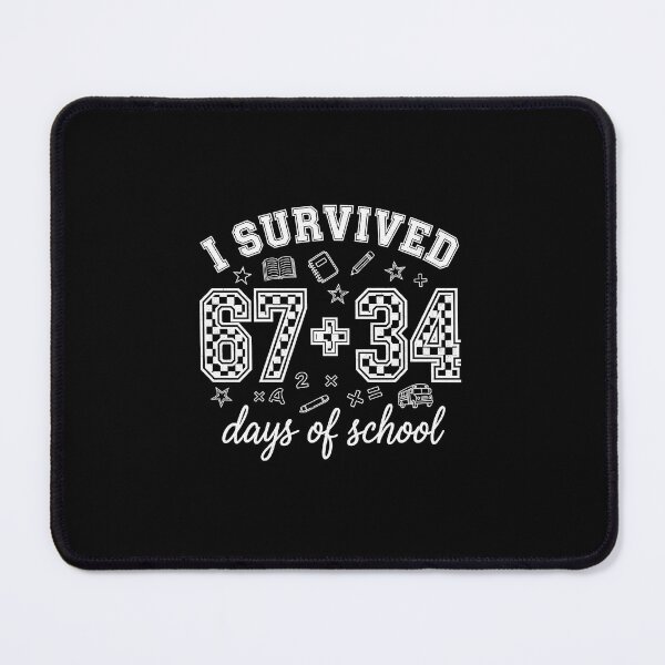 Item preview, I Survived 6th Grade Funny School Countdown Chalk Style designed and sold by gladysenglish.
