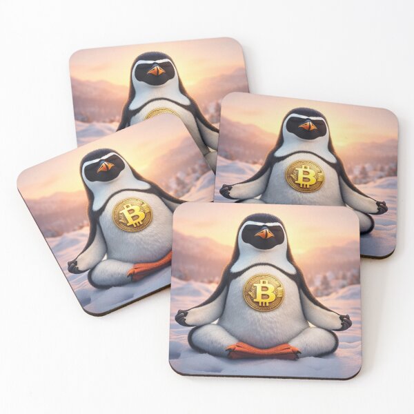 Item preview, Bitcoin Zen Penguin – Crypto Meditation Design – HODL Mindset – SatoshiLife Art designed and sold by SatoshiLife.